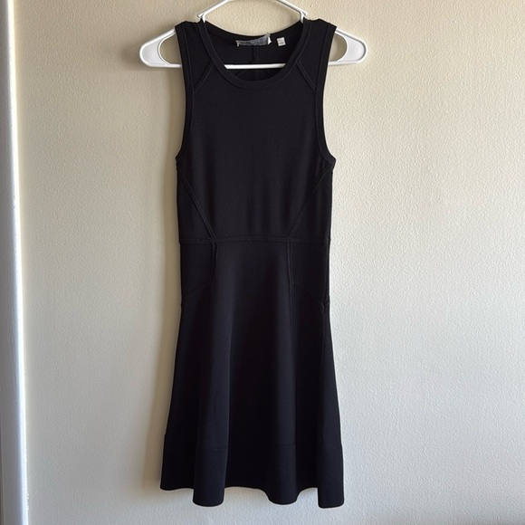 A.L.C. Kerry Knit Stretch Tank Top Bandage Black Mini Dress - Picture 2 of 7